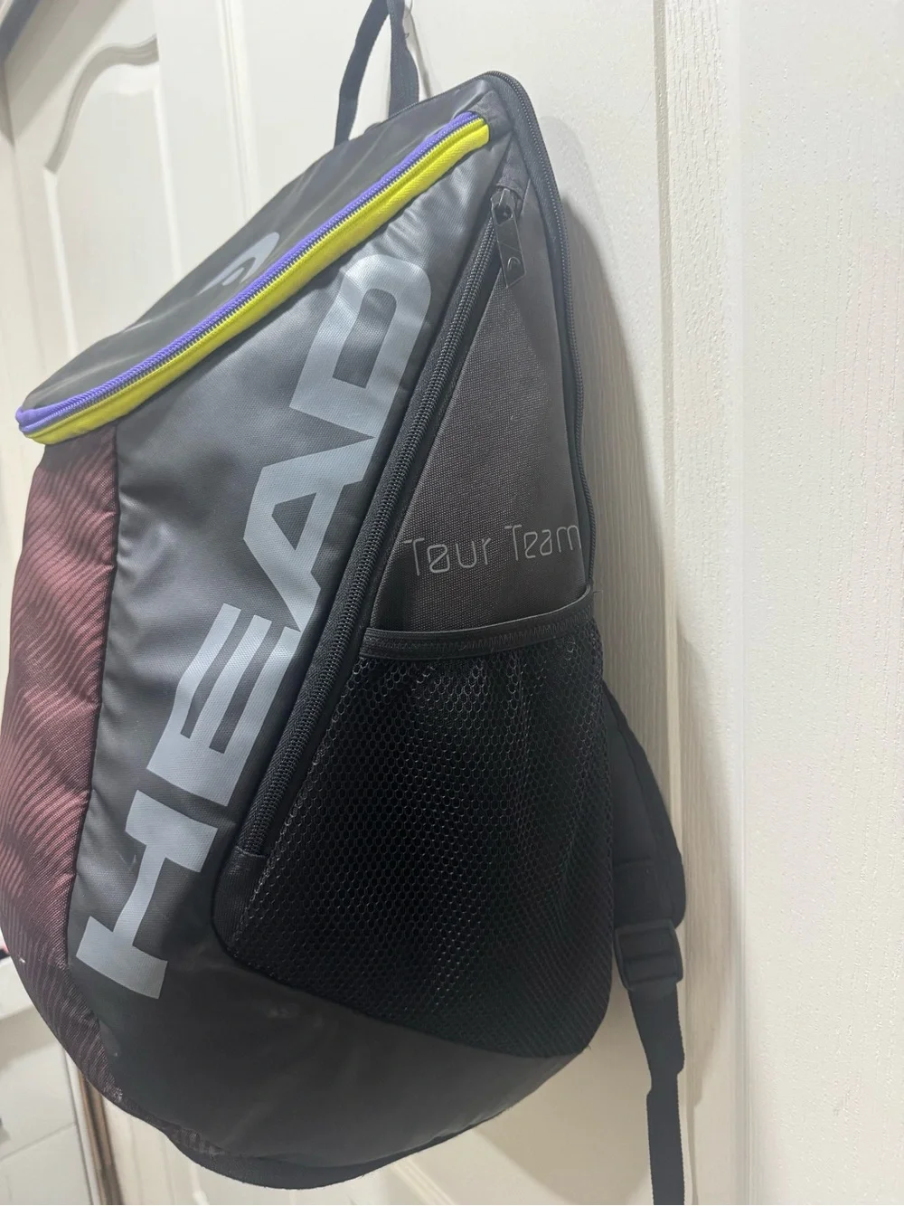 HEAD Tennis Backpack Black Purple Racquet Sports Bag